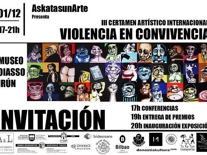 III Certamen Artístico Internacional Askatasunarte 2017 Violencia en Convivencia